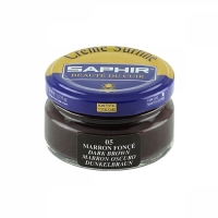 Saphir Shoe Cream Extra Fine Dark Brown 50 ml