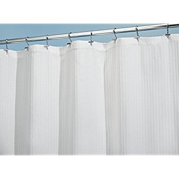 Shower Curtain Stall Size 54" x 78" White Fabric