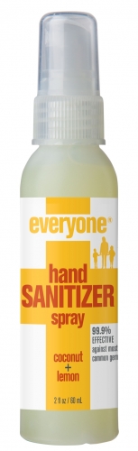 Everyone Coconut & Lemon Hand Sanitizer Spray 2 oz.