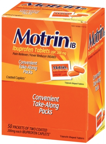 Motrin Ibuprofen Caplets 2's - 50 count
