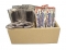 Solid Surface Rectangle Amenity Holder with Divider (F.O.B.)