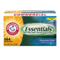 Arm & Hammer Essentials Softener Sheets Commercial Formula 6 boxes of 144 sheets