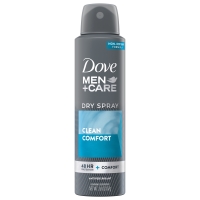 Dove Men Dry Spray Antiperspirant Clean Comfort 3.8 oz.