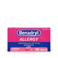 Benadryl Allergy UltraTabs 100 Count