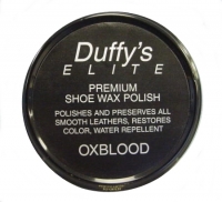 Duffy's Elite Shoe Wax Paste Oxblood 3oz