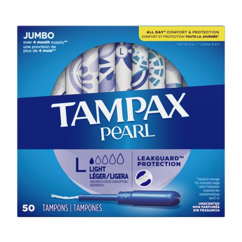 Tampax Tampons Pearl Light 300 Count
