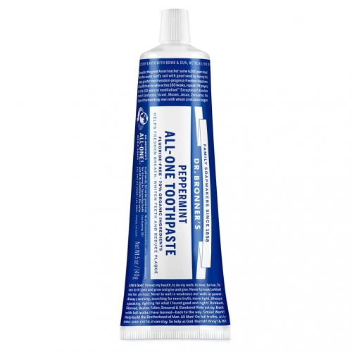 Dr. Bronner's Toothpaste Peppermint 5 oz.