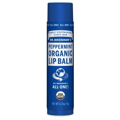 Dr. Bronner's Lip Balm Peppermint .15 oz.