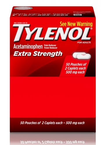 Tylenol Extra Strength Caplets 50 packets