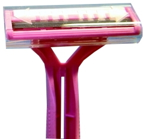 Quality Razor Pink Twin Blade w/Lube Strip 500 count
