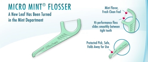 Plackers Flossers Micro Mint 500 count