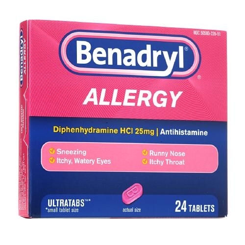 Benadryl Ultra Tabs 24 count
