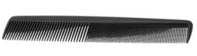 Comb Barber Style Black 7" 12 count