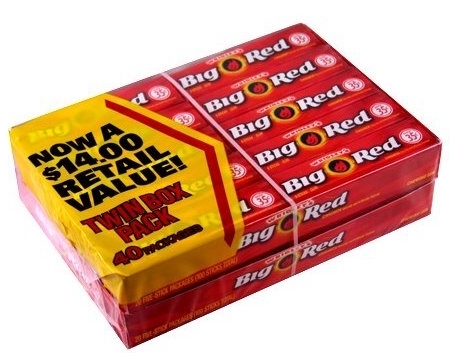 Wrigley's Big Red Gum 40 Packs
