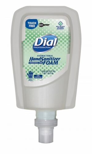 Dial Foam Hand Sanitizer Cartridge for Dial Fit Touch-Free Dispenser 1 Liter