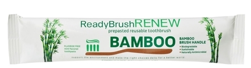 ReadyBrush RENEW Bamboo Disposable Toothbrush SINGLE