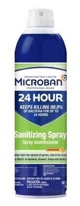 Microban Disinfecting and Sanitizing 15 oz Spray